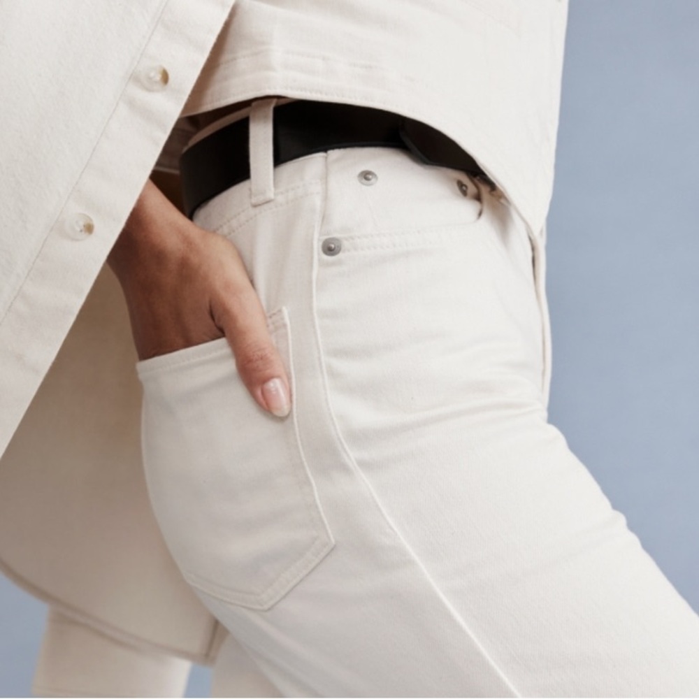 Banana Republic classic White Denim Jeans Sz 27 4R